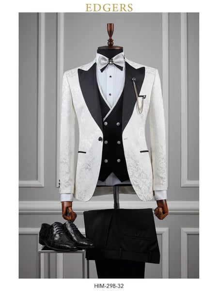 edgers-tek-dugme-yelekli-maroon-patter-46ad-a کت و شلوار خاص