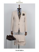 کت و شلوار کرم کمر ایتالیایی