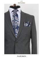 کت شلوار طوسی