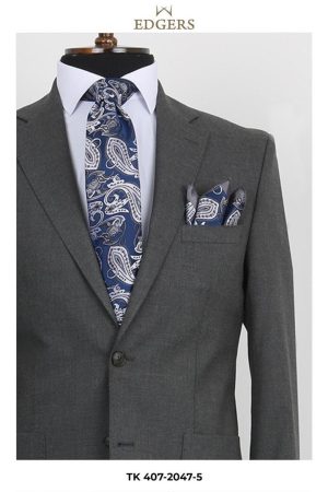 کت شلوار طوسی