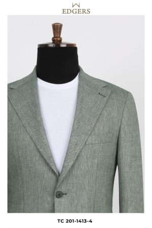 کت تک لینن سبز