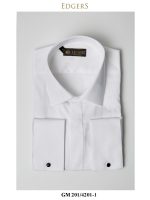 پیراهن سفید دکمه مخفی2