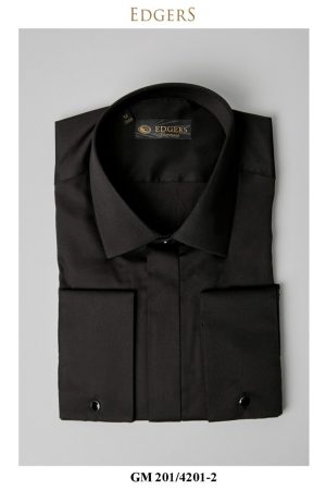 پیراهن مشکی استین دوبل