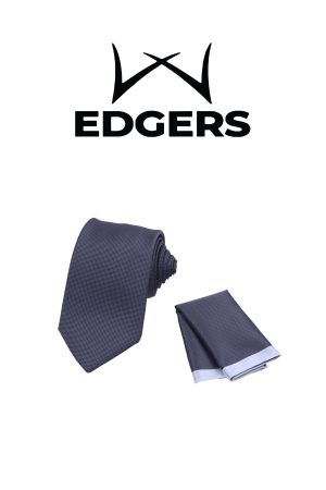 کراوات و پوشت ادگرس - طوسی تیره