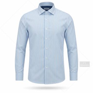 پیراهن طرحدار ادگرس/سفید ابی